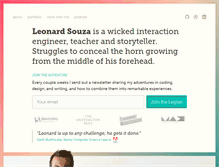 Tablet Screenshot of leonardsouza.com